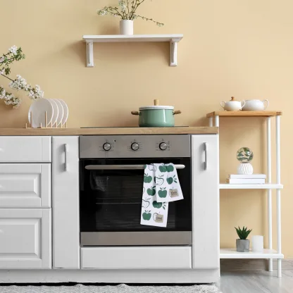 Das Home Σετ Ποτηροπανα 2Τμχ 40Χ60 0739 Green - White Green - White