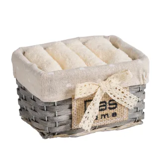 Das Home Σετ Πετσετες 4Τεμαχιων Soft 4000 Ecru Ecru