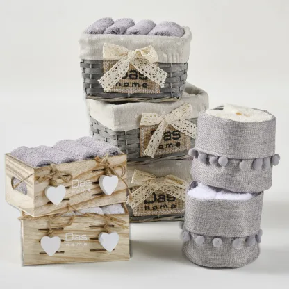 Das Home Σετ Πετσετες 4Τεμαχιων Soft 4007 Lilac Lilac
