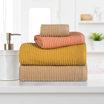 Das Home Σετ Πετσετες 3Τεμαχια Daily 0743 Beige Beige