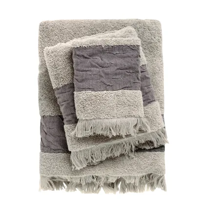 Das Home Σετ Πετσετες 3Τεμαχια Daily 0745 Taupe Taupe