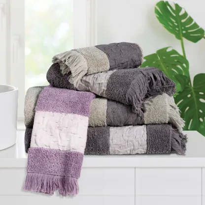 Das Home Σετ Πετσετες 3Τεμαχια Daily 0746 Dark Grey Dark Grey