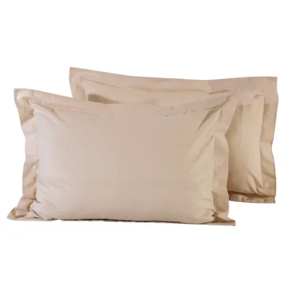 Das Home 1002 Ζευγος Μαξιλαροθηκες Beige Beige Beige