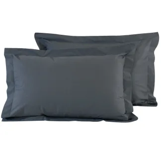 Das Home 1007 Ζευγος Μαξιλαροθηκες Dark Grey Dark Grey Dark Grey