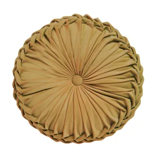 Das Home Διακοσμητικο Μαξιλαρι Φ.40 0249 Gold Gold