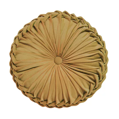 Das Home Διακοσμητικο Μαξιλαρι Φ.40 0249 Gold Gold