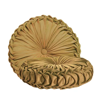 Das Home Διακοσμητικο Μαξιλαρι Φ.40 0249 Gold Gold