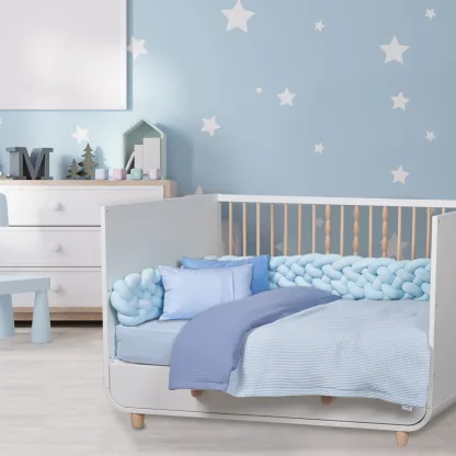 Das Baby Κουβερτα 80X110 Relax 4883 Γαλαζιο - Μπλε Γαλαζιο - Μπλε