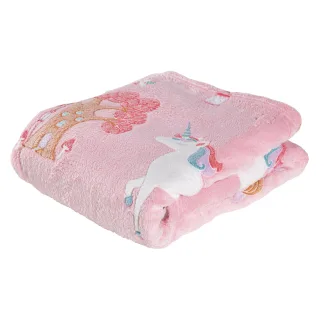 Das Baby Κουβερτα Fleece 80X110 Relax 4866 Λευκο - Μπλε - Ροζ Λευκο - Μπλε - Ροζ