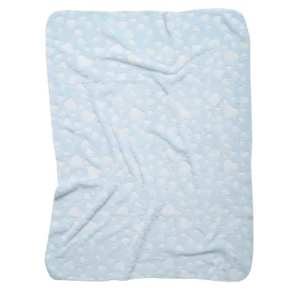 Das Baby Κουβερτα Fleece 75X100 Relax 4908 Light Blue Light Blue