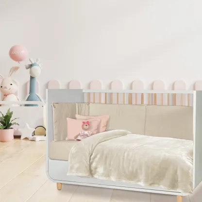 Das Baby Κουβερτα Velour 80X110 Relax 1341 Ιβουαρ Ιβουαρ