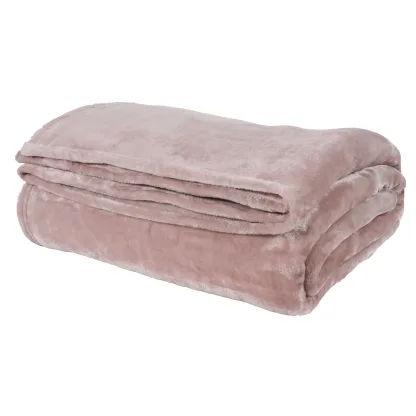 Das Baby Κουβερτα Velour 80X110 Relax 1346 Ροζ Ροζ