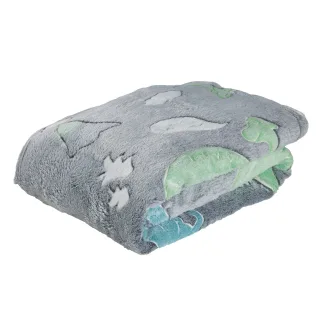 Das Baby Κουβερτα Fleece 110Χ150 Relax 4865 Γκρι - Μπλε - Πρασινο Γκρι - Μπλε - Πρασινο