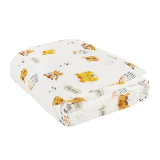 Das Baby Κουβερτα-Μουσελινα 105X150 Relax 6622 Λευκο - Πορτοκαλι Λευκο - Πορτοκαλι
