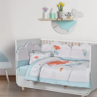 Das Baby Κουβερλι Fun 4876 Λιλα - Μεντα - Ροζ Λιλα - Μεντα - Ροζ