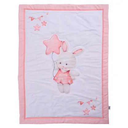 Das Baby Παπλωμα Fun Digital 4917 Pink - White Pink - White