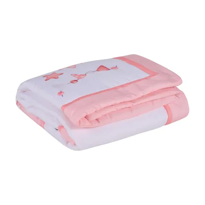 Das Baby Παπλωμα Fun Digital 4917 Pink - White Pink - White