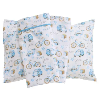 Das Baby Σετ Σεντονια Fun 4918 Blue - Ochre - White Blue - Ochre - White