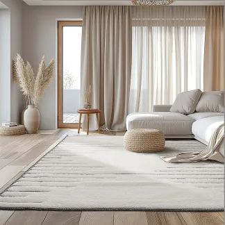 Χαλί Cozy Art 9637 Εκρού 133x190  Beauty Home