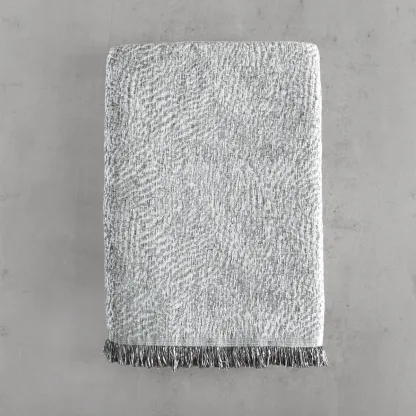 Rythmos Fidel Γκρι - Μαξιλαροθηκη 40X40