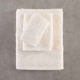 Hypatia - Σετ Πετσετες 3τεμ. Λευκο Σετ 3 Τεμαχιων (30x50, 50x90, 80x150) Συσκευασια Κουτιου