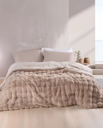 Rythmos Luxe Μπεζ - Παιδικο Κουβερτοπαπλωμα Ημιδιπλο (160Χ220)