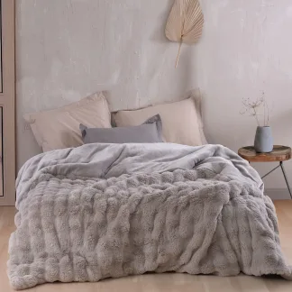 Rythmos Luxe Γκρι - Παιδικο Κουβερτοπαπλωμα Ημιδιπλο (160Χ220)