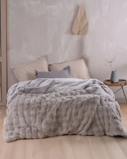 Rythmos Luxe Γκρι - Παιδικο Κουβερτοπαπλωμα Ημιδιπλο (160Χ220)