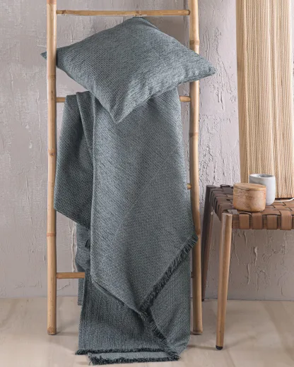 Rythmos Simplin Γκρι - Μαξιλαροθηκη 40X40