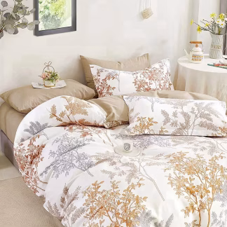 Σετ Κουβερλί Υπέρδιπλο Art 12602 Rossi 220x240 Εκρού,μπεζ