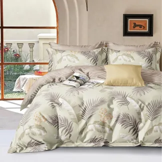 Σετ κουβερλί υπέρδιπλο Art 12621 Bizet 220x240 Πράσινο   Beauty Home
