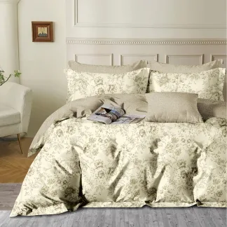 Σετ κουβερλί υπέρδιπλο Art 12622 Charles 220x240 Μπεζ   Beauty Home