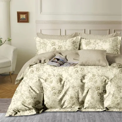 Σετ κουβερλί υπέρδιπλο Art 12622 Charles 220x240 Μπεζ   Beauty Home
