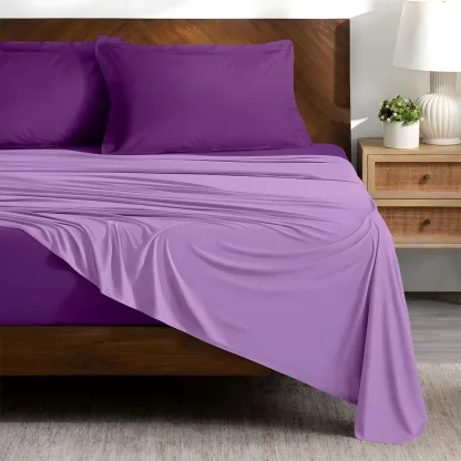 LINO ΣΕΤ ΣΕΝΤΟΝΙΑ DOBLE LILAC-MAUVE 240X260
