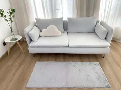 Anna Riska Χαλί 67x140 Γουνάκι Felicity Silver Grey