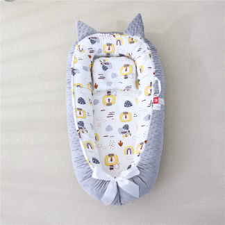 Bρεφική Φωλιά Με Μαξιλάρι Art 5343 53x88 Γαλάζιο