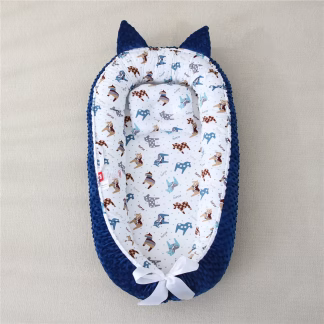 Bρεφική Φωλιά Με Μαξιλάρι Art 5344 53x88 Μπλε