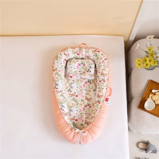 Bρεφική Φωλιά Με Μαξιλάρι Art 5348 53x88 Σομόν