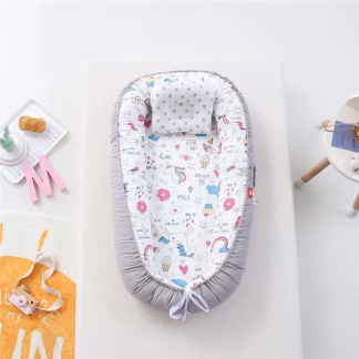 Bρεφική Φωλιά Με Μαξιλάρι Art 5349 53x88 Γκρι