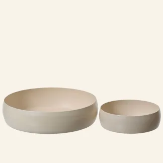 ΜΠΩΛ ΕΚΡΟΥ ΣΕΤ 2 ΤΜΧ 22 X 5,5 CM , 13,5 X 5 CM   Beauty Home