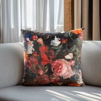 Μαξιλαροθηκη Βελουδο Painting Still Life