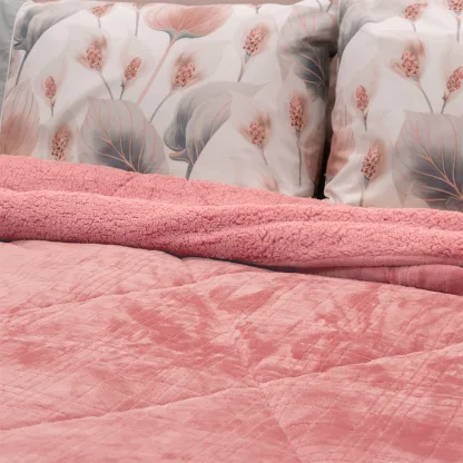 LINO ΚΟΥΒΕΡΤΟΠΑΠΛΩΜΑ DANIA OLD PINK 220X240