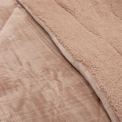 LINO ΚΟΥΒΕΡΤΟΠΑΠΛΩΜΑ DANIA MOCCA 220X240