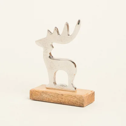 ΜΕΤΑΛΛΙΚΗ ΦΙΓΟΥΡΑ ΜΕ ΒΑΣΗ 11 x 4 x 12 CM ΤΑΡΑΝΔΟΣ   Beauty Home