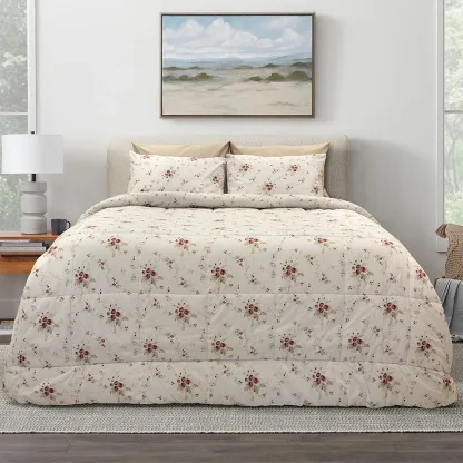 LINO ΣΕΤ ΣΕΝΤΟΝΙΑ ROSALIE RED 105X200+30
