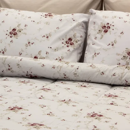 LINO ΣΕΤ ΣΕΝΤΟΝΙΑ ROSALIE RED 105X200+30