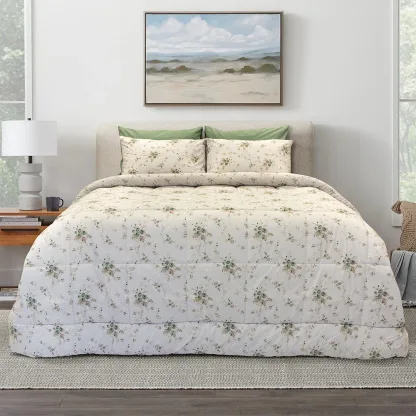 LINO ΣΕΤ ΣΕΝΤΟΝΙΑ ROSALIE GREEN 105X200+30
