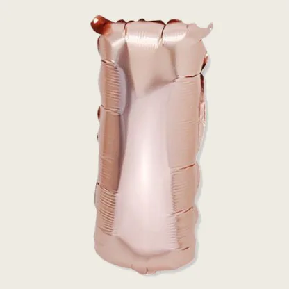ΜΠΑΛΟΝΙ ΓΡΑΜΜΑ “I” ΡΟΖ ΧΡΥΣΟ 36cm   Beauty Home