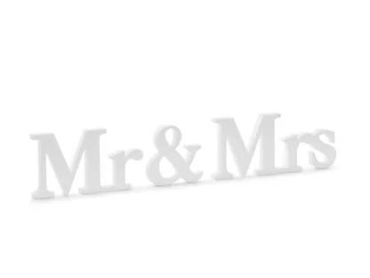 ΞΥΛΙΝΟ ΔΙΑΚΟΣΜΗΤΙΚΟ MR & MRS   Beauty Home