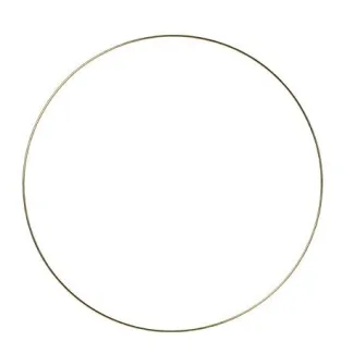 ΜΕΤΑΛΛΙΚΟΣ ΚΥΚΛΟΣ  ΧΡΥΣΟΣ 30CM   Beauty Home